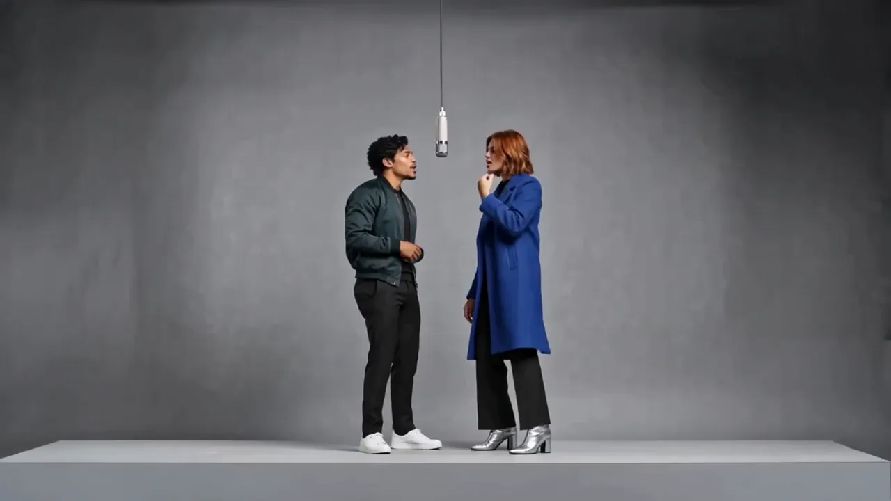 Neon Elevator Exchange scene reference