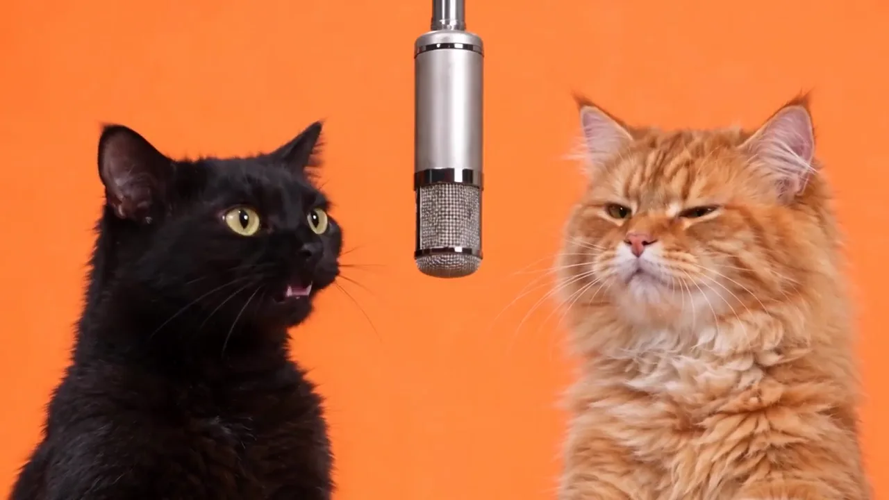 Orange Studio Cats scene reference