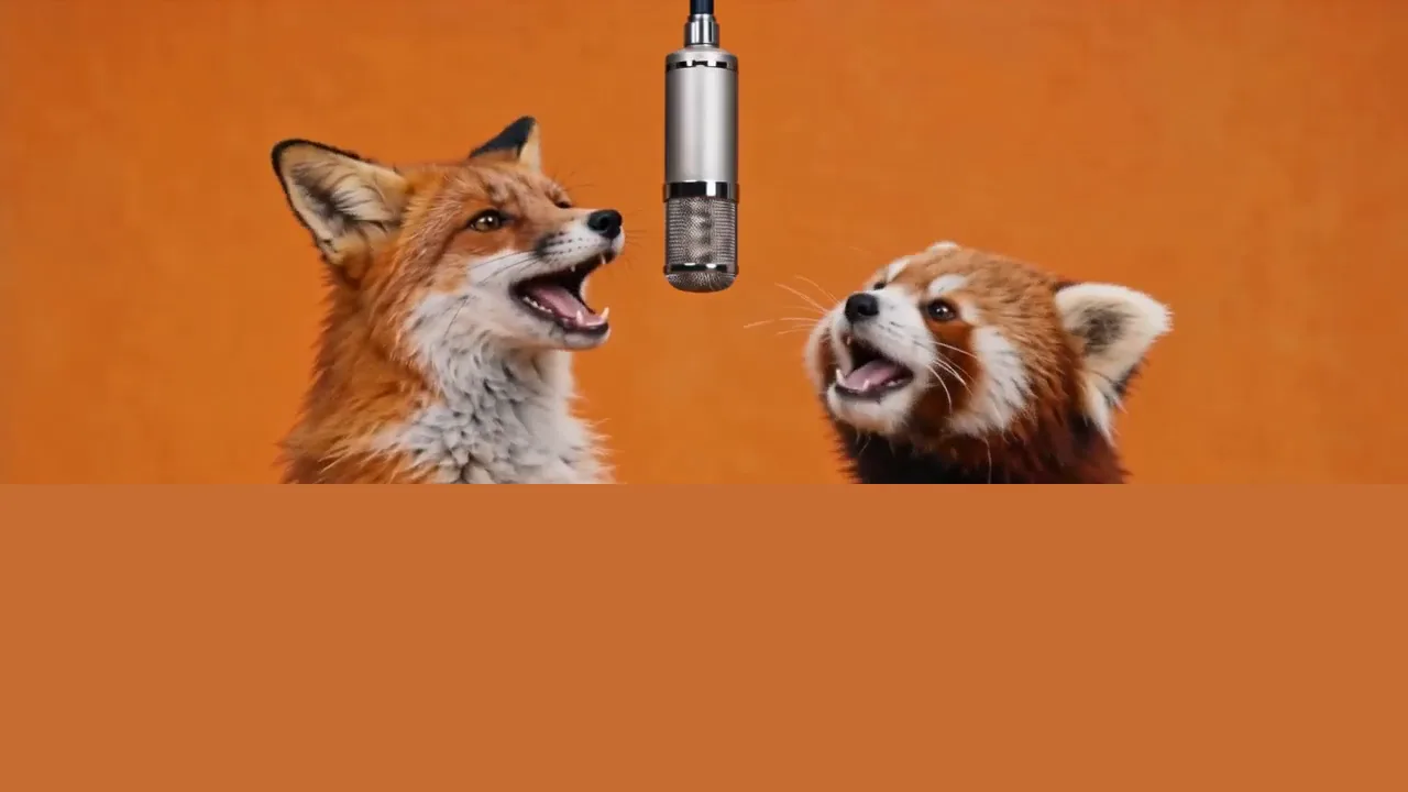 Orange Fox & Red Panda scene reference