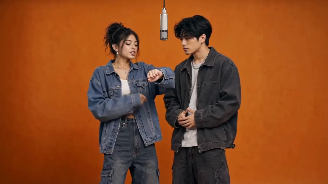 Orange Retro Duo scene reference